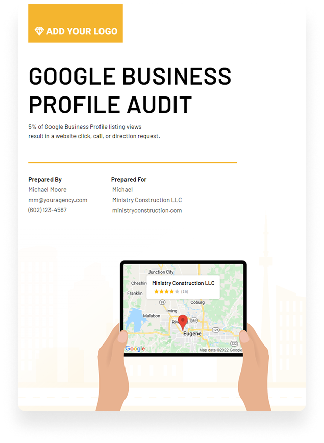Google Business Profile Audit Report Cover